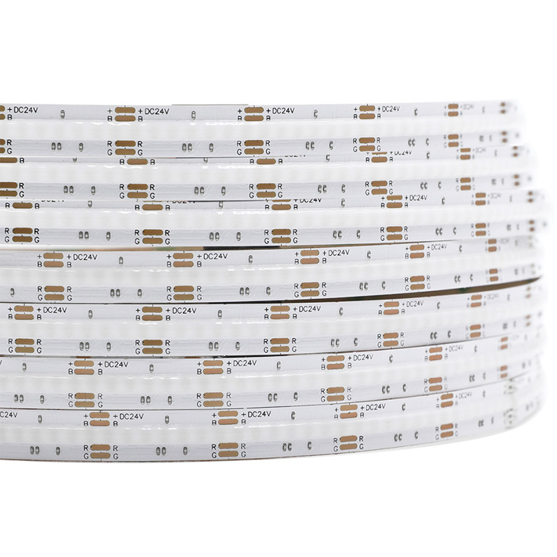 Newest DC24V RGB Color Changing Flexible COB LED Strip Lights, High Bright 768 Chips/M, 16.4Ft Roll
